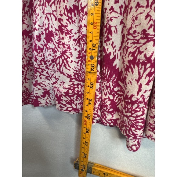 HD in Paris Anthropologie Boho Floral Dress Size 6 Pink Smocked - Picture 9 of 9